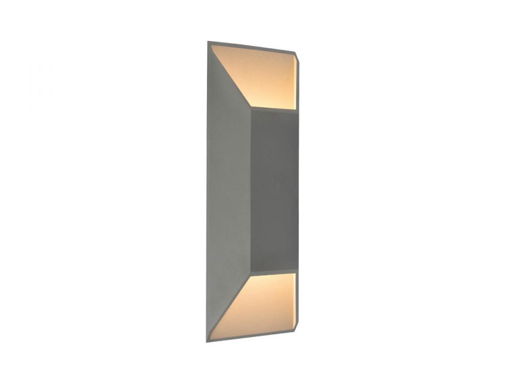 Avenue Outdoor 20" Rectangular Sconce in Silver