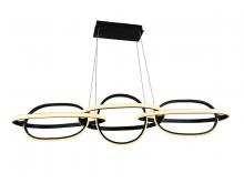 Avenue Lighting HF5025-BK - Circa 63" Linear  Looping Pendant in Black