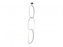 Avenue Lighting HF5026-CH - Circa 26" LED 3-Ring  Pendant in Chrome