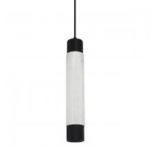 Avenue Lighting HF1068-WHT - Cicada 14" Cylindrical  Pendant White Marble
