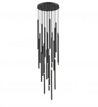 Avenue Lighting HF2800-BLK - Filmore Ave. 25 Light Multi Pendant in Black