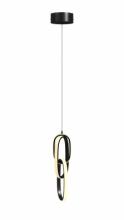 Avenue Lighting HF5021-BK - Circa 23" LED Looping Pendant In Black