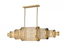Avenue Lighting HF1920-AB - Waldorf 64" Linear Chandelier in Age Brass