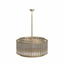 Avenue Lighting HF1928-AB - Waldorf 31" Round  Chandelier in Aged Brass