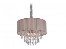 Avenue Lighting HF1506-TP - Vineland Ave. 19" Chandelier with  Taupe Silk String Shade