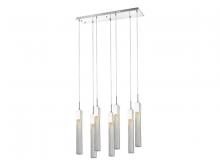 Avenue Lighting HF1900-7-BOA-CH - Boa  47" Multi Pendant in Polished Chrome with Studded Glass