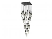 Avenue Lighting HF1903-41-AP-DBZ - Aspen  41 Light Multi  Pendant in Dark Bronze with Bubbled Crystal