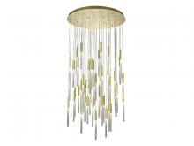 Avenue Lighting HF2051-BOA-BB - Main Street  51 Light Multi Pendant in Brushed Brass with Studded Glass