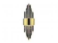 Avenue Lighting HF3017-BB - Aspen 22"  LED Wall  Sconce in Brushed Brass with Bubbled Crystal