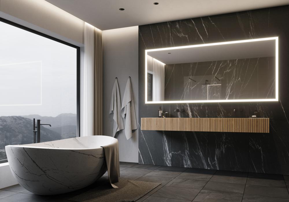 Galaxy Mirror (Frontlit, Framed)