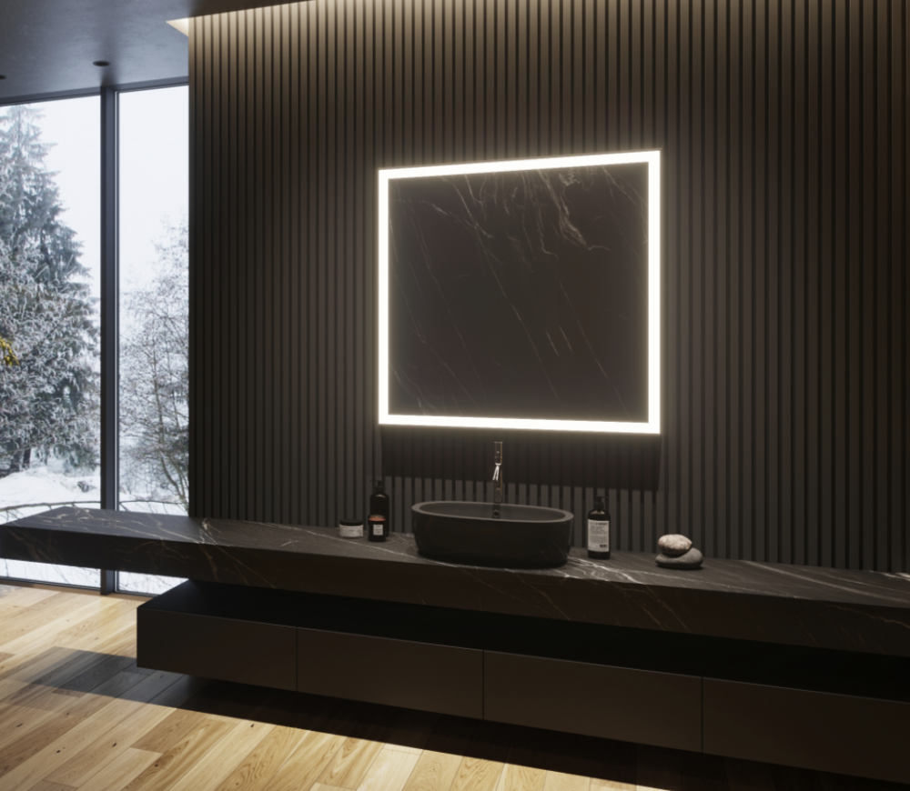 Galaxy Mirror (Frontlit, Framed)