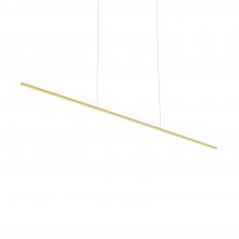 Kuzco Lighting Inc LP18260-BG-UNV - Vega Minor 60-in Brushed Gold LED Linear Pendant