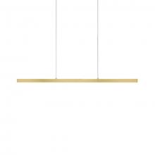 Kuzco Lighting Inc LP10345-BG - Vega 45-in Brushed Gold LED Linear Pendant