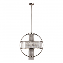 ZEEV Lighting CD10073-4-PN - Metropolis 22" 4-Light, Hybrid Crystal Chandelier in Polished Nickel