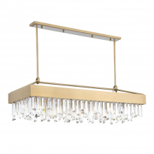 ZEEV Lighting CD10239-12-AGB - Cuspis 48" 12-Light, Dinning Crystal Chandelier in Aged Brass