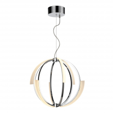 ZEEV Lighting CD10349-LED-CH - Moonlight 22" LED Geo Sphere Chandelier in Polished Chrome