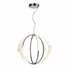 ZEEV Lighting CD10351-LED-CH - Moonlight 26" LED Geo Sphere Chandelier in Polished Chrome