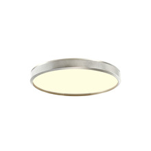 ZEEV Lighting FM11746-LED-12-PN - Zigrina 12" Diamond Knurled LED Flush Mount in Polished Nickel