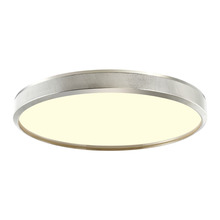 ZEEV Lighting FM11752-LED-24-PN - Zigrina 24" Diamond Knurled LED Flush Mount in Polished Nickel