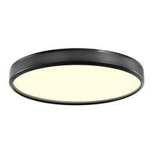 ZEEV Lighting FM11753-LED-24-SBB - Zigrina 24" Diamond Knurled LED Flush Mount in Satin Black