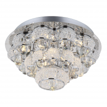 ZEEV Lighting FM60027-LED-CH - Imperial 16" Crystal Flush Mount