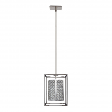ZEEV Lighting MP40013-1-SS - Struttura Geometric Crystal Mini-Pendant in Stainless Steel