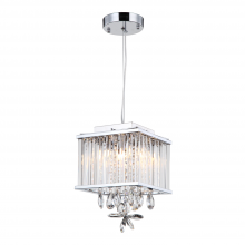ZEEV Lighting MP40020-4-CH-CL - Easton 4-Light, Clear Crystal Mini-Pendant in Polished Chrome