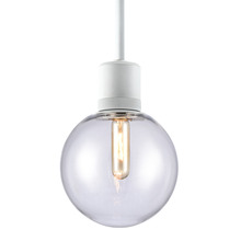 ZEEV Lighting P11706-E26-MW-G11 - Zigrina Globe Glass E26 Pendant with Knurled Ring Matte White