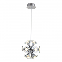 ZEEV Lighting P30054-LED-CH - Quasar 14-Light, Modern Sputnik LED Pendant