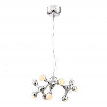 ZEEV Lighting P30073-LED-CH - Molecule 20" LED 9-Light, Abstract Pendant in Polished Chrome
