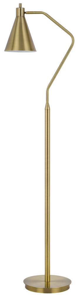 Type A led bulb 15W max. Capstone task metal floor lamp with swivel shade