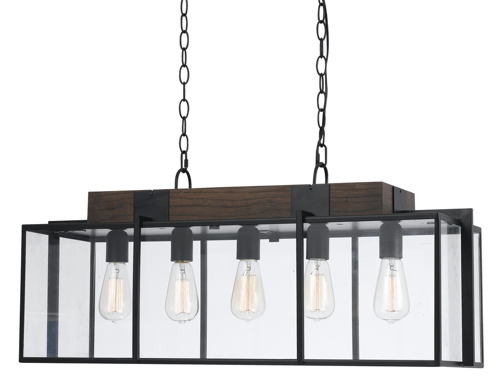 60W X 5 Antonio Chandelier (Edison Bulbs Not included)