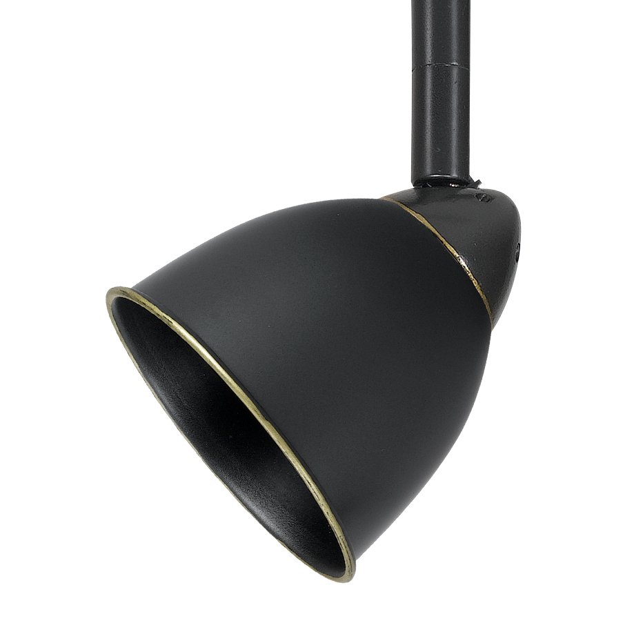 4.87&#34; Tall Serpentine Track Head with Shade