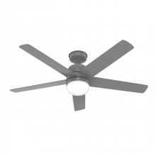 Hunter 50290 - Hunter 52 in Anorak Quartz Grey WeatherMax Indoor / Outdoor Ceiling Fan with LED Lt Kit