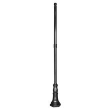 Gama Sonic CP10F0 - 10-Foot Black Commercial Pole with 3-Inch Fitter