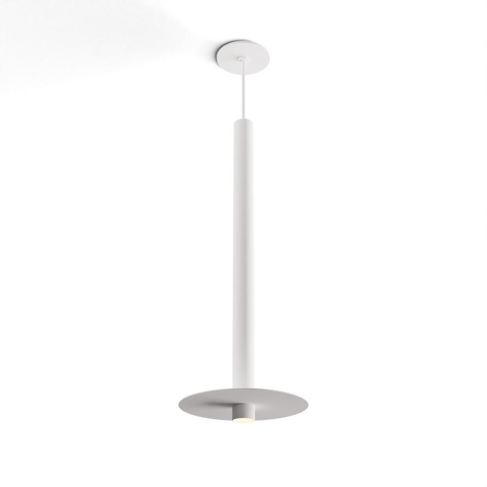 Combi Pendant 24" Single Unit Matte White with Matte White Canopy