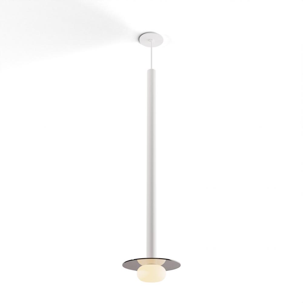 Combi Pendant 36" Single Unit Matte White with Matte White Canopy