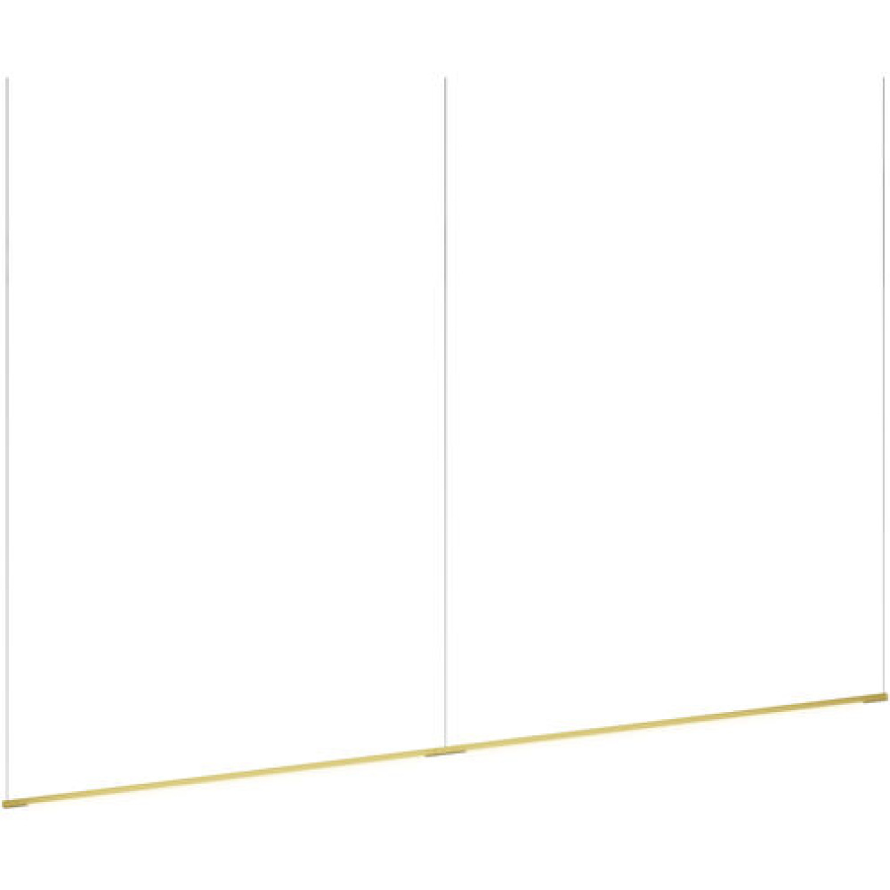 Z-Bar Pendant Linear, Gold (2 x 36" light bar)