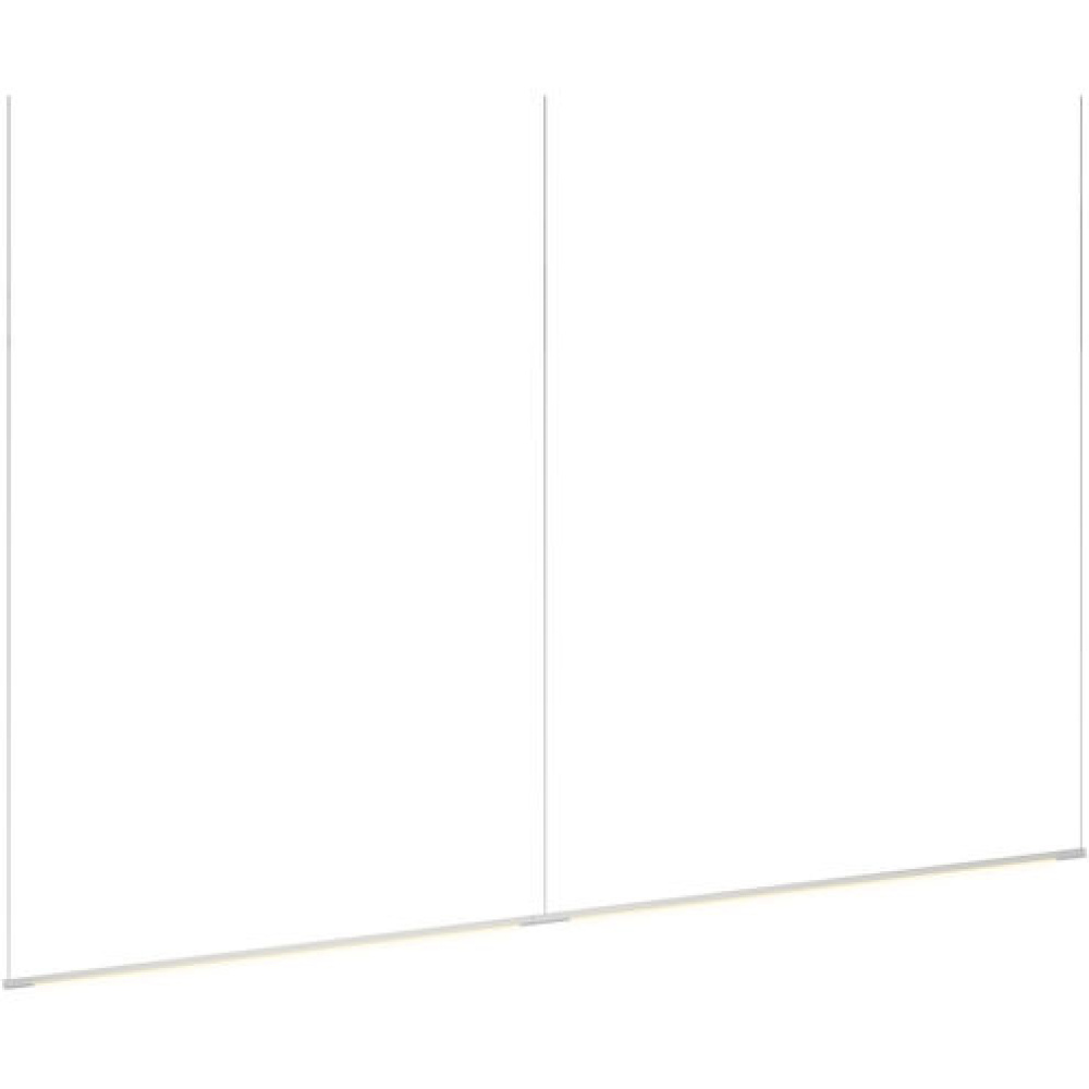 Z-Bar Pendant Linear, Silver (2 x 36" light bar)