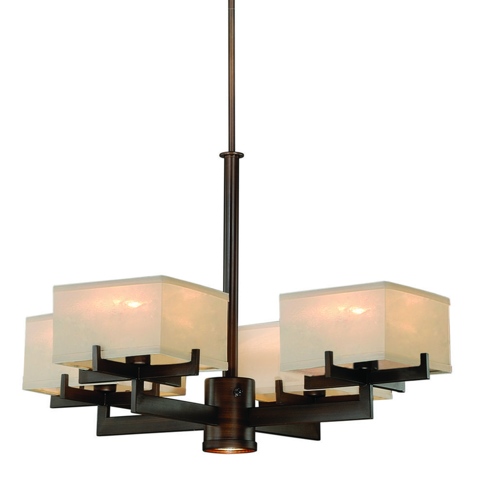 Canvas 5L Chandelier Venetian Bronze