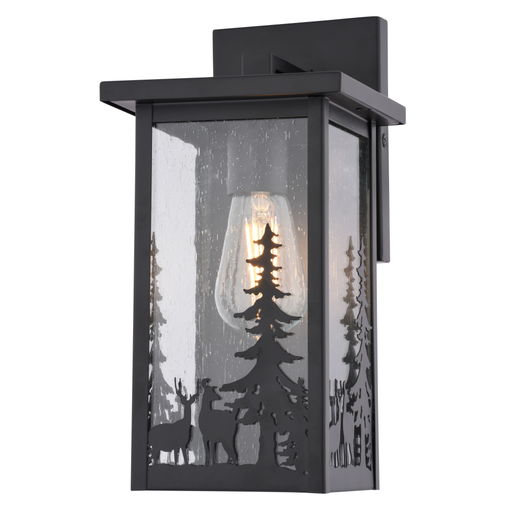Acadia 12-in. H Outdoor Wall Light Matte Black