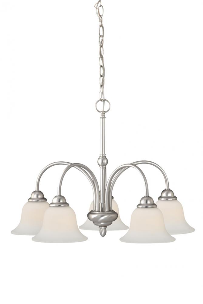 Nickel Down Chandelier