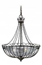 Vaxcel International P0046 - Novara 18.5-in Pendant Aged Walnut