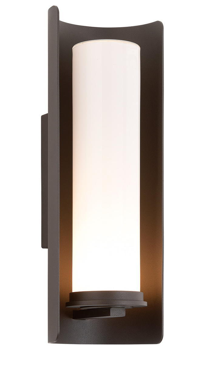 One Light Bronze Outdoor Wall Light