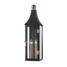 Troy B7824-PBR/TBK - Wes Exterior Wall Sconce