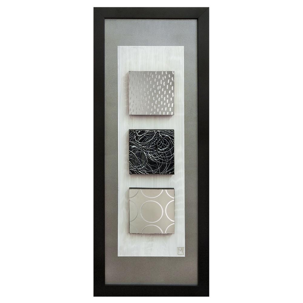 Reflections I 16" Wide Wall Art, Silver