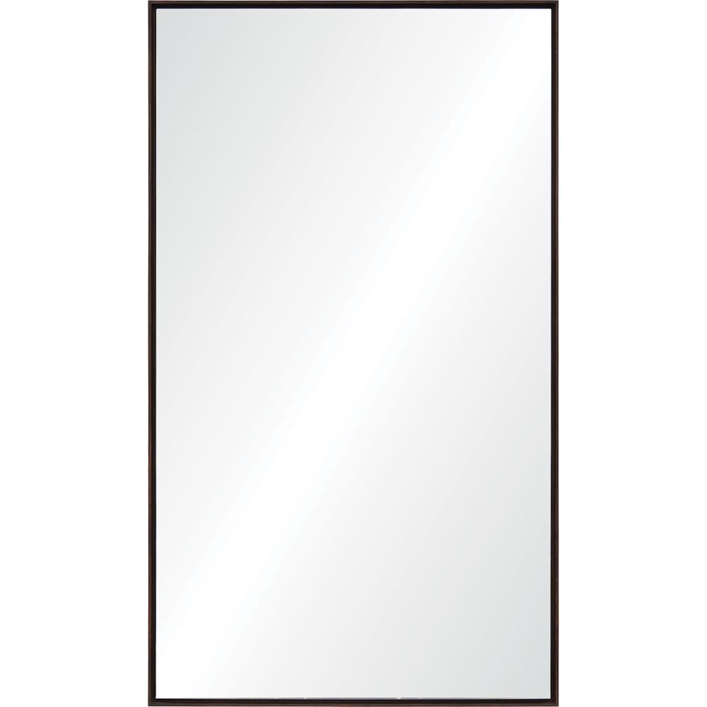 Anjalina 83" Tall Rectangle Full Length Mirror, Brown