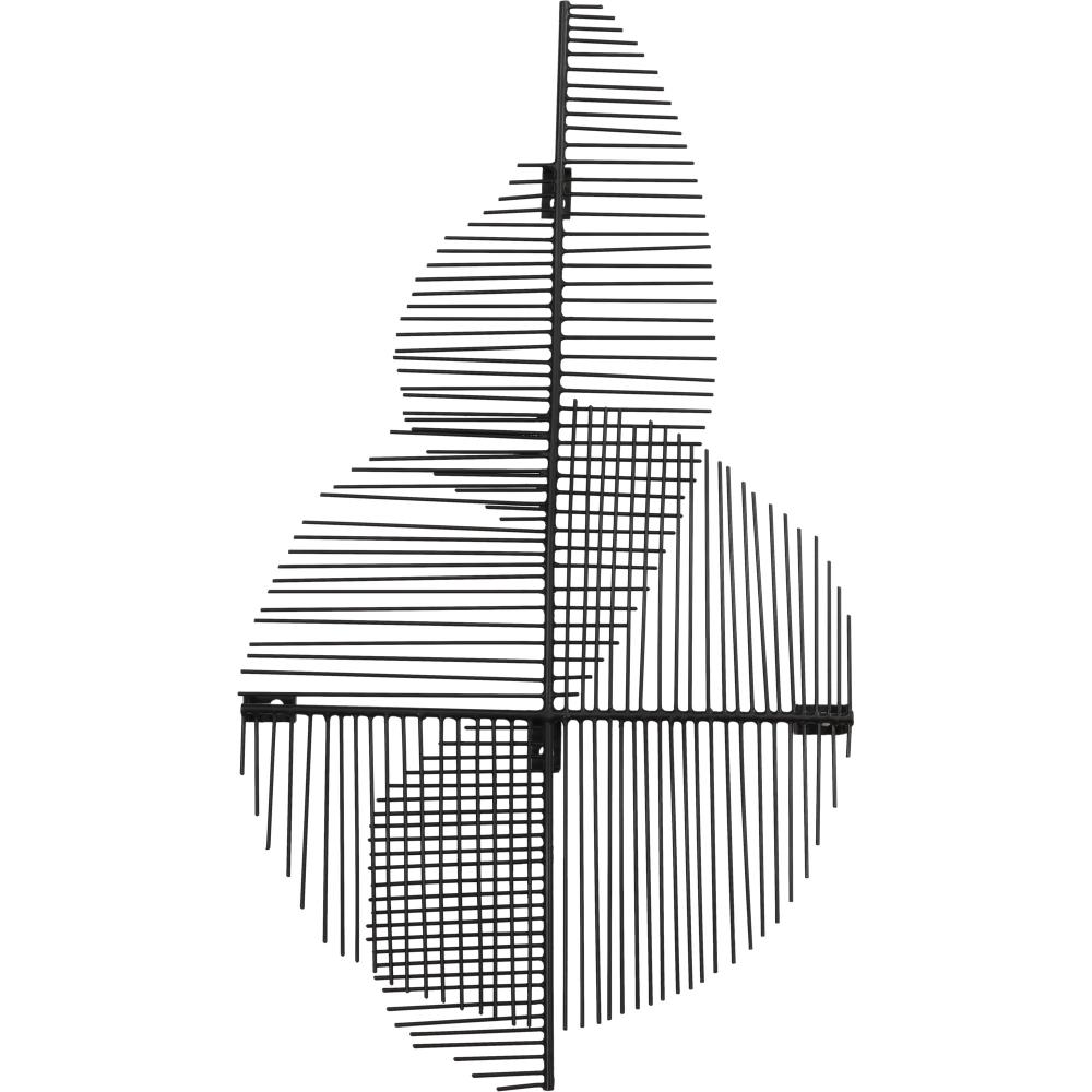 Brenner 27.8" Wide Wall Art, Black Powder