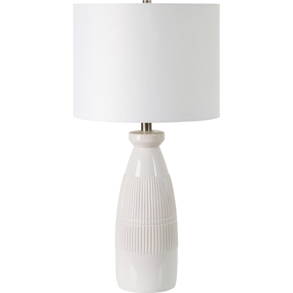 Nado 26.25" Length Table Lamp, Off-White