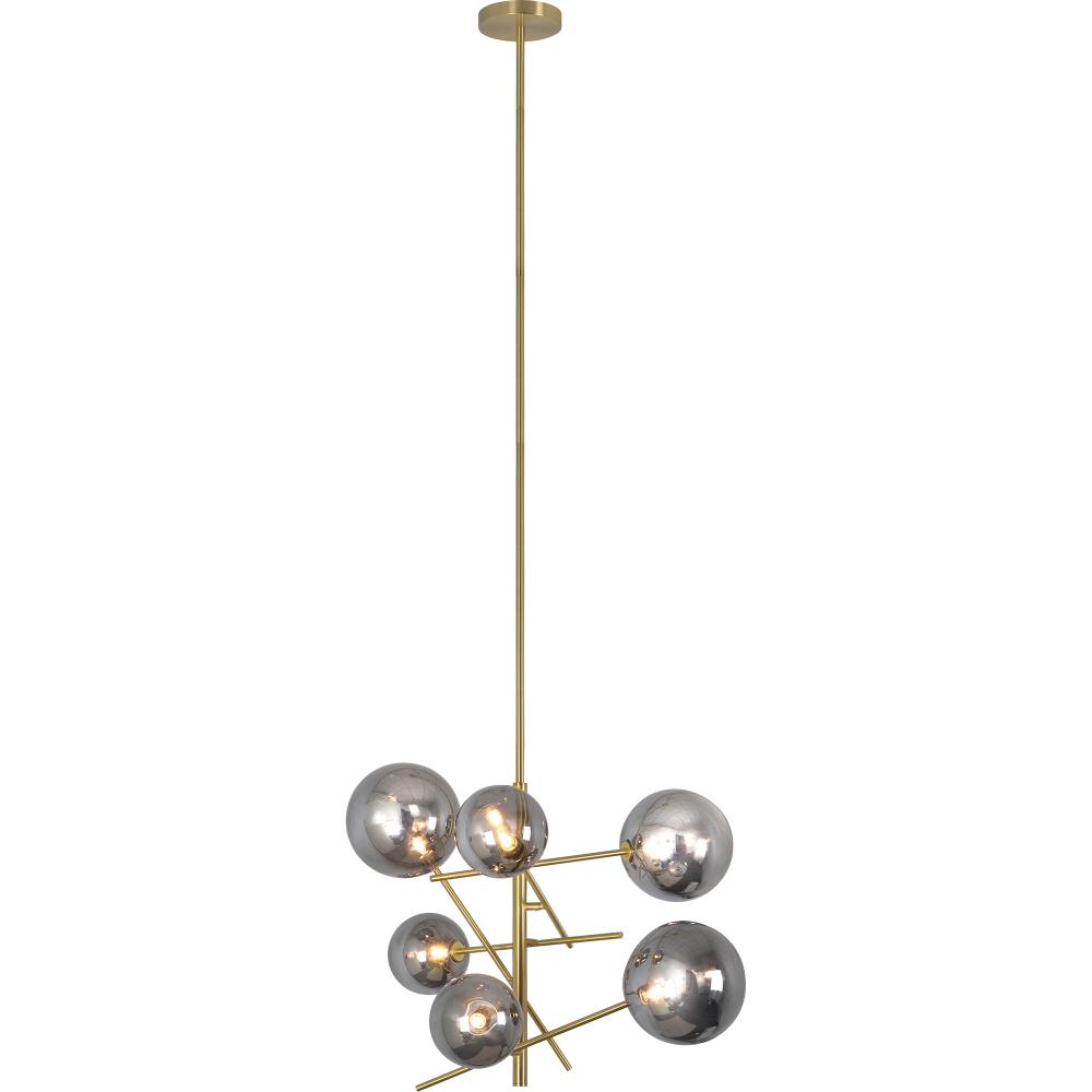 Laylani 17.5" Length Ceiling Fixture, Satin Brass